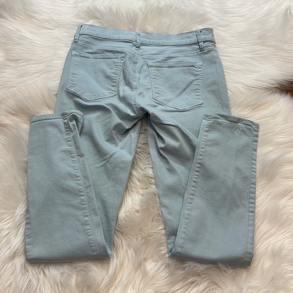 LOFT Modern Skinny Jean in Light Aqua - Picture 7 of 7